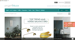 Desktop Screenshot of progettiinluce.it