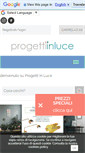 Mobile Screenshot of progettiinluce.it